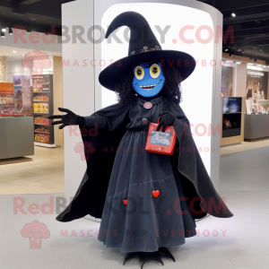 Black Witch maskot kostyme...