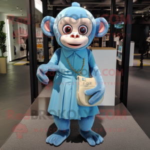 Sky Blue Capuchin Monkey...