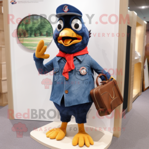 Navy Woodpecker maskot...