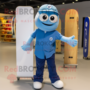 Blue Skateboard mascotte...