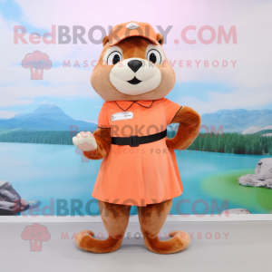 Peach Otter mascotte...