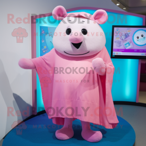 Pink Ray mascotte kostuum...