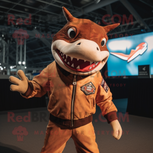 Rust Shark mascotte kostuum...