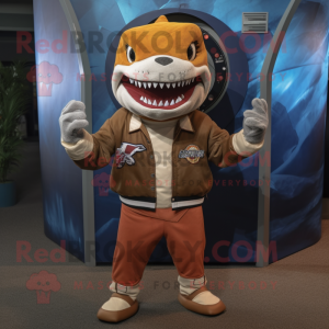 Rust Shark mascotte kostuum...