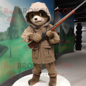 Sniper maskot kostyme...