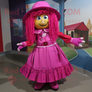 Magenta Scarecrow mascotte...