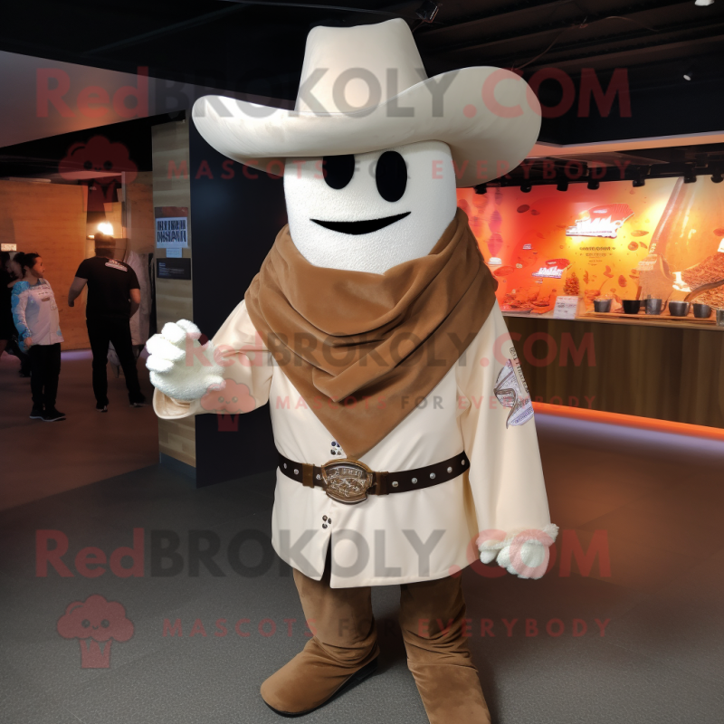 Cream Fajitas mascot costume character dressed with a Leather Jacket and Hats Cream Fajitas mascot costume character dressed with a Leather Jacket and Hats