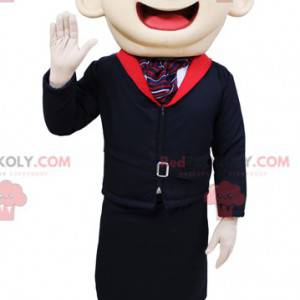 Very smiling stewardess mascot - Redbrokoly.com