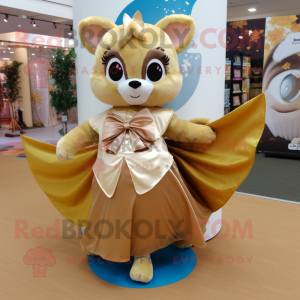 Gold Flying Squirrel maskot...