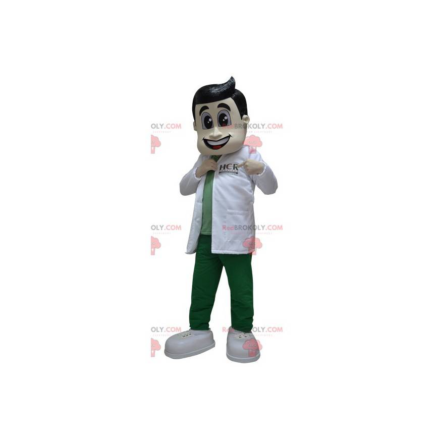 Pharmacist mascot doctor with a white coat - Redbrokoly.com Pharmacist mascot doctor with a white coat - Redbrokoly.com