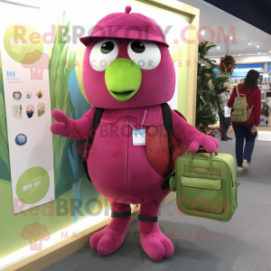 Magenta Kiwi mascotte...