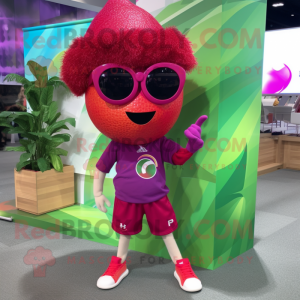 Magenta Apple mascotte...