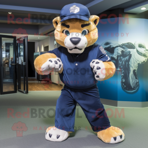 Navy Smilodon mascotte...