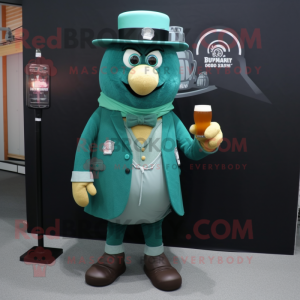 Teal Green Beer maskot...