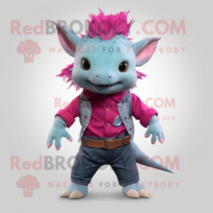 Magenta Axolotls mascotte...