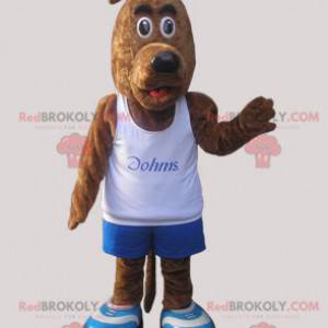 Brun hundklädd iklädd sportkläder - Redbrokoly.com