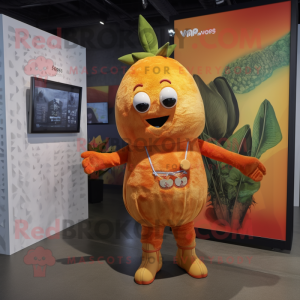 Rust Mango mascotte kostuum...