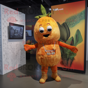 Rust Mango maskot kostume...
