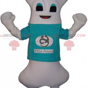 Mascote gigante de osso branco muito original - Redbrokoly.com