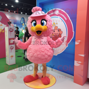 Pink Fried Chicken mascotte...