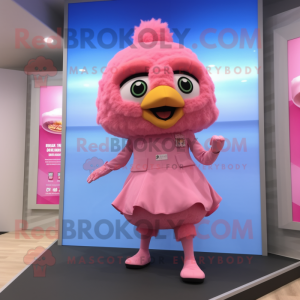 Pink Fried Chicken mascotte...