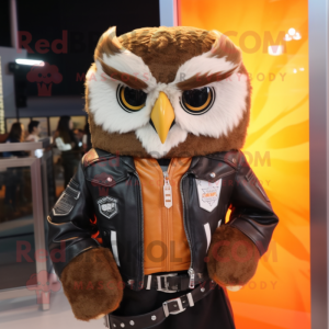  Owl maskot kostym karaktär...