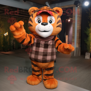 Brown Tiger mascotte...