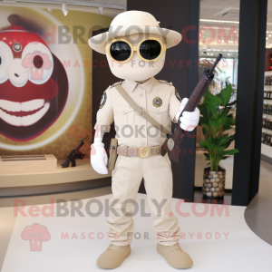 Cream Sniper maskot kostume...