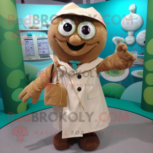 Tan Doctor mascotte kostuum...