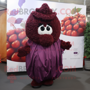 Maroon Grape mascotte...