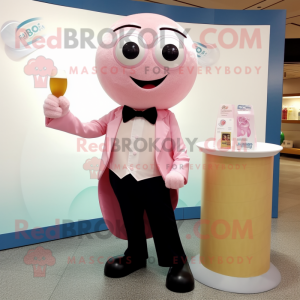 Pink champagne maskot...
