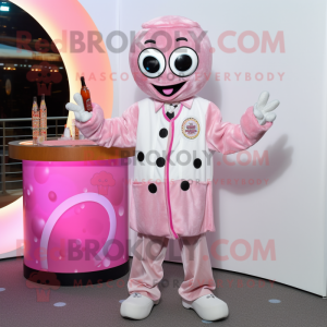 Pink champagne maskot...