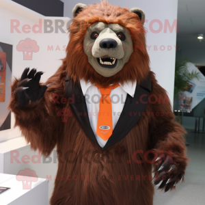 Rust Sloth Bear mascotte...