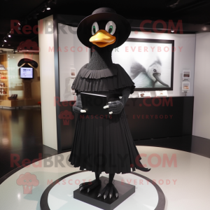 Black Goose maskot kostym...