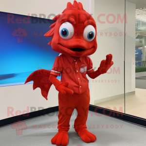 Personagem de mascote Red...