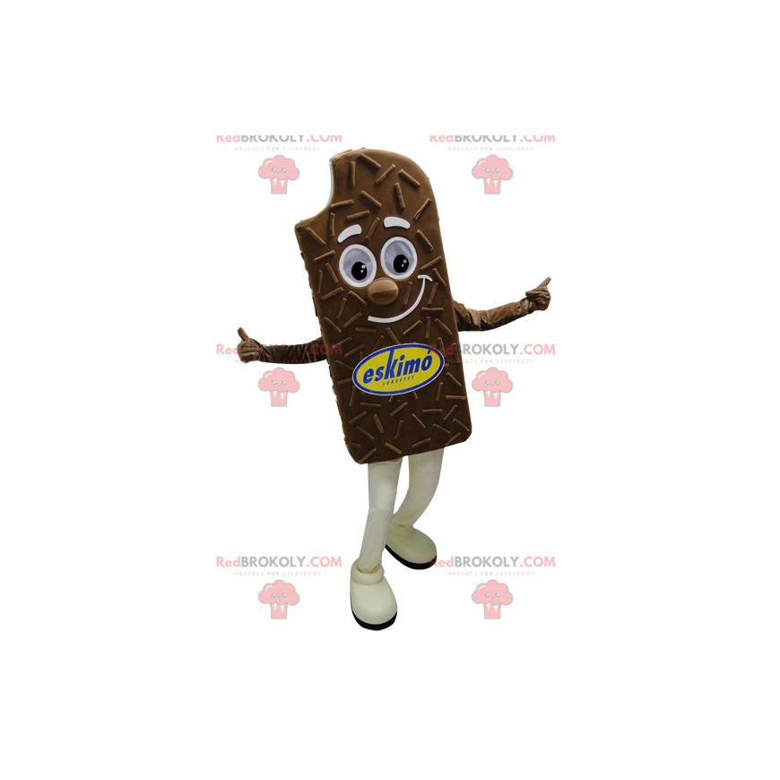 Gigantisk og smilende sjokoladeis-maskot - Redbrokoly.com