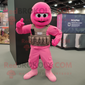 Pink Para Commando maskot...