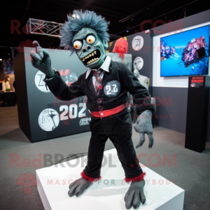 Black Zombie mascotte...