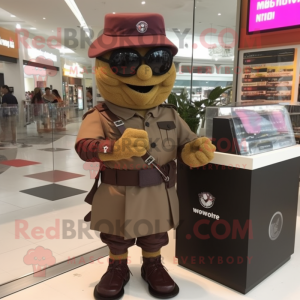 Brown Commando mascotte...