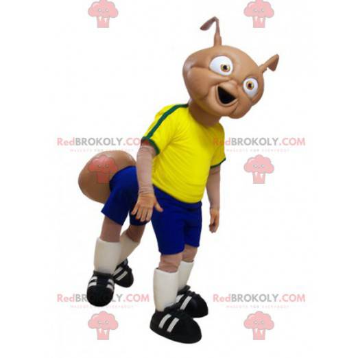 Insect mascot dressed as a 4-legged footballer - Redbrokoly.com