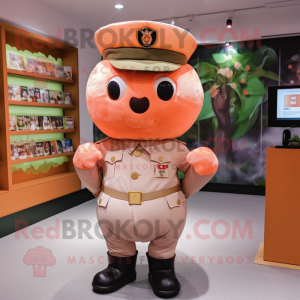 Peach Soldier maskot...