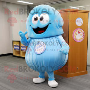 Sky Blue Bagels mascotte...