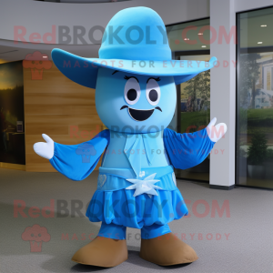 Cyan Cowboy mascotte...