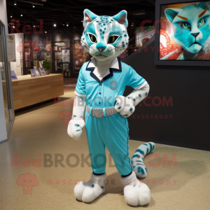 Turkis Bobcat maskot...