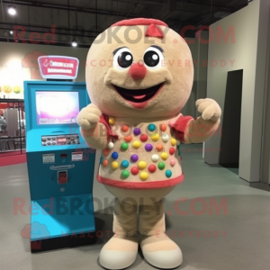 Beige Gumball Machine...