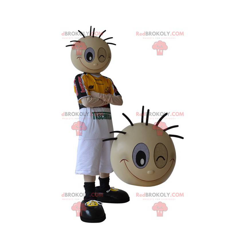 Sportovní chlapec maskot mrkání - Redbrokoly.com Sportovní chlapec maskot mrkání - Redbrokoly.com