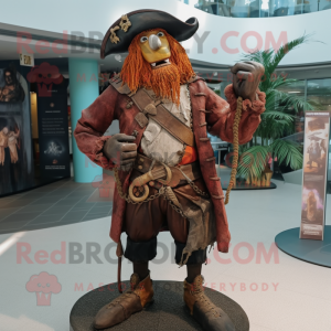 Rust Pirate maskot drakt...