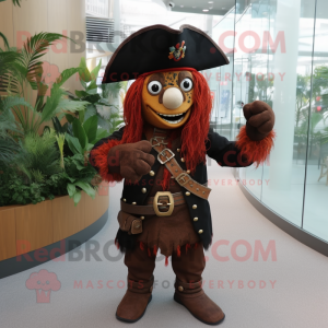Rust Pirat maskot kostume...