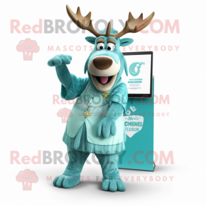 Postava maskota Teal Moose...