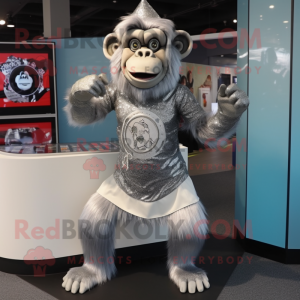 Silver Chimpansee mascotte...